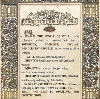 Preamble Meaning , Preamble of the Indian Constitution
