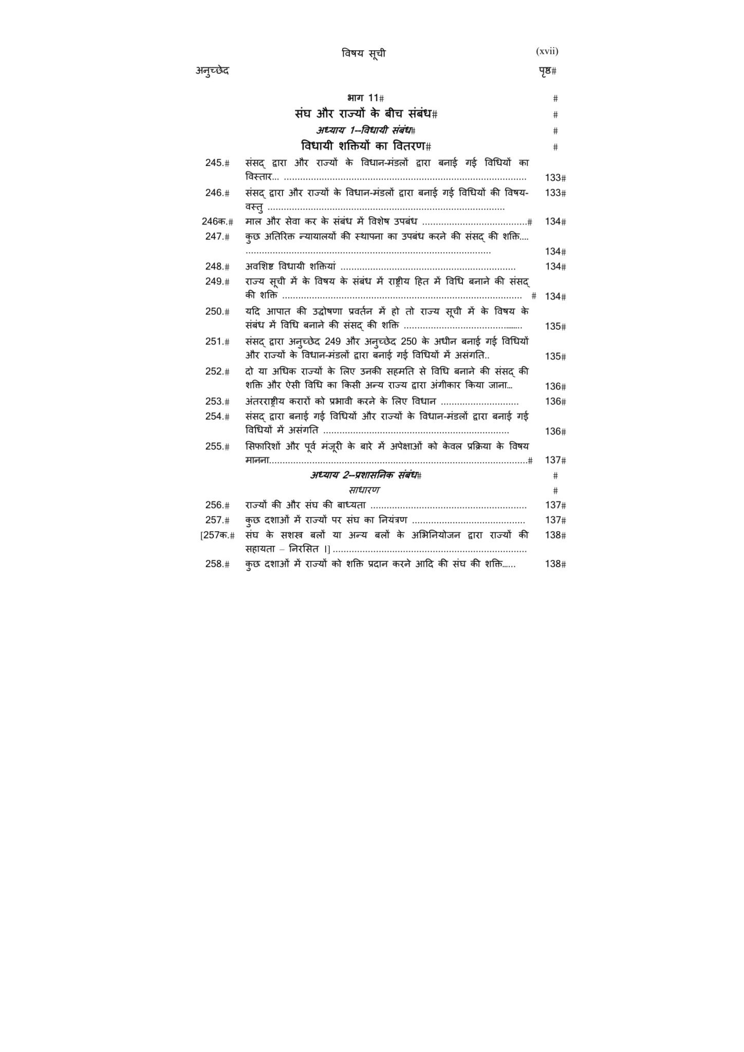 Indian Constitution in Hindi language