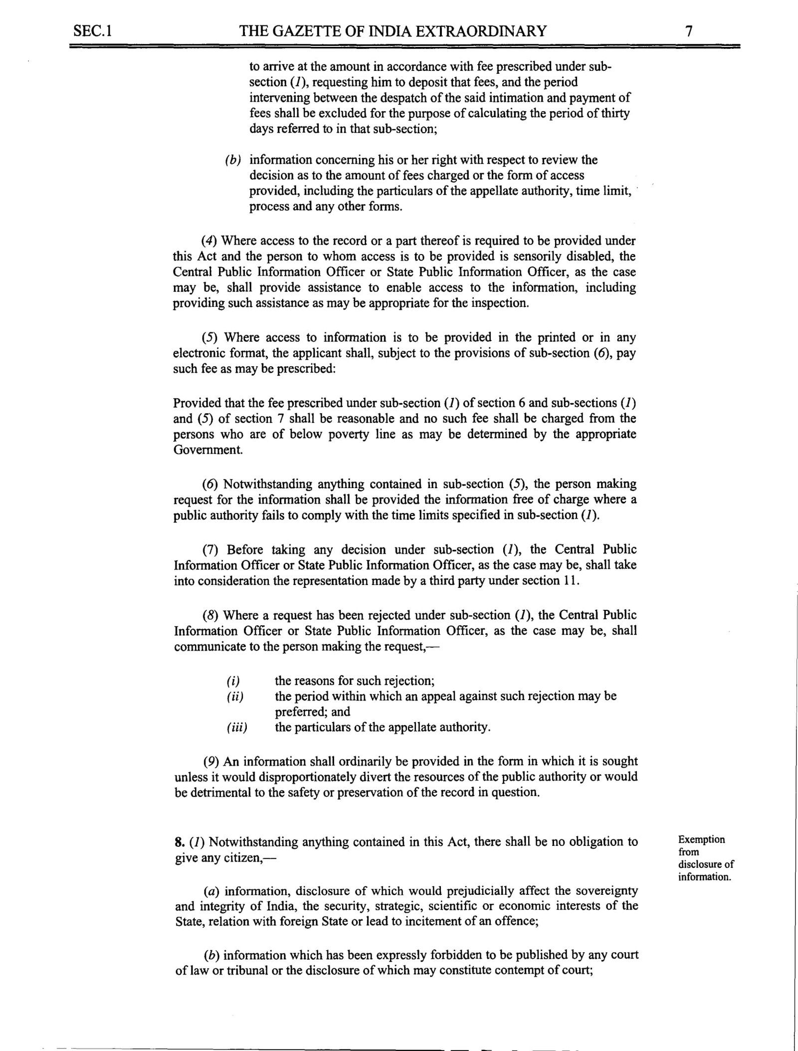 RTI Act 2005 - Right to Information Act PDF-07